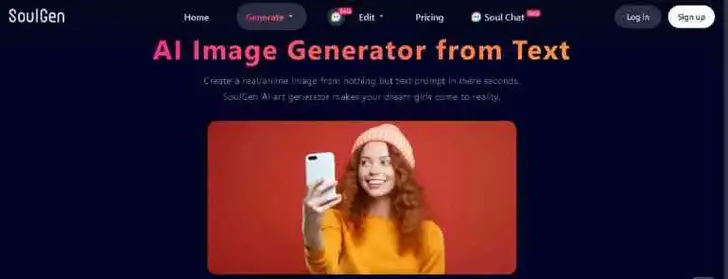 SoulGen is the Best Free AI Image Generator Website