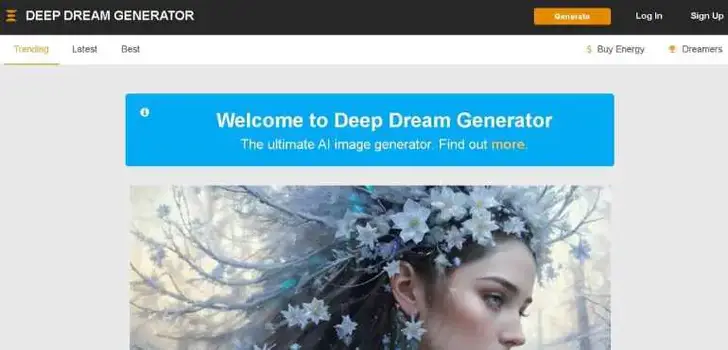 Deep Dream Generator is the Best Free AI Image Generator Website