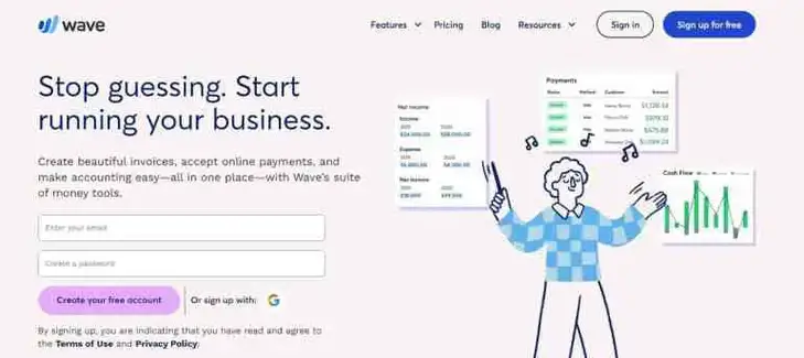 Wave is an accounting software for small business